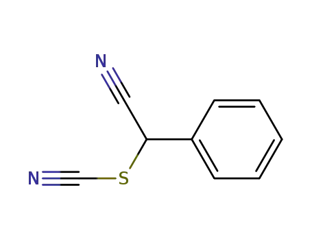 Thiocyanic acid, cyanophenylmethyl ester