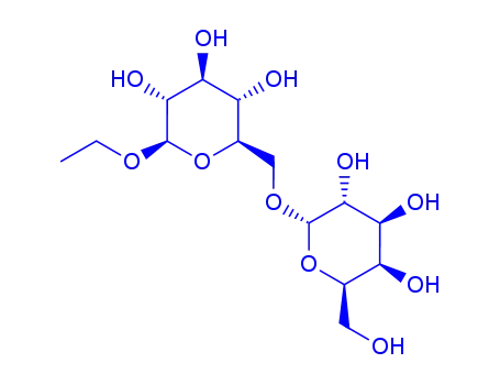 Molecular Structure of 151843-05-9 (.beta.-D-Galactopyranoside, ethyl 6-O-.beta.-D-galactopyranosyl-)