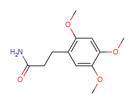 3-(2,4,5-trimethoxy-phenyl)-propionic acid amide