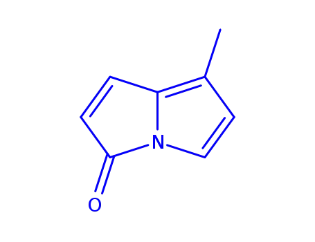 Molecular Structure of 154367-56-3 (3H-Pyrrolizin-3-one,7-methyl-(9CI))