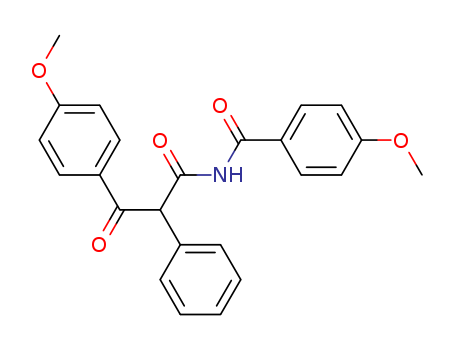 Benzenepropanamide,4-methoxy-N-(4-methoxybenzoyl)-b-oxo-a-phenyl- cas  15231-12-6