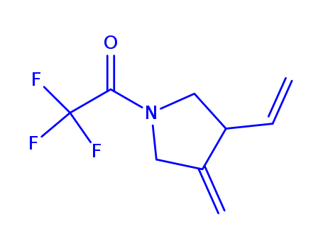 Pyrrolidine, 3-ethenyl-4-methylene-1-(trifluoroacetyl)- (9CI)