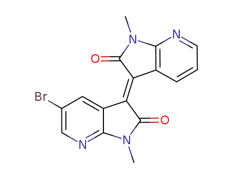 (3E)-5-bromo-7,7'-diaza-1,1'-dimethylisoindigo