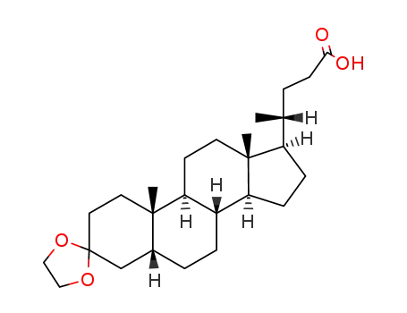 3,3-(Ethylendioxy)-5β-cholansaeure