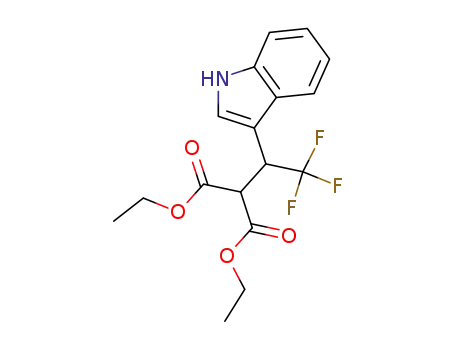 Propanedioic acid, [2,2,2-trifluoro-1-(1H-indol-3-yl)ethyl]-, diethyl ester