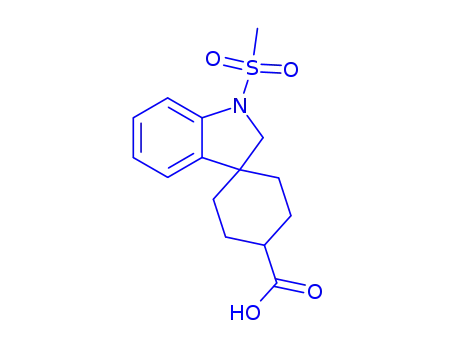 trans-1'-(Methylsulfonyl)spiro[cyclohexane-1,3'-indoline]-4-carboxylic acid