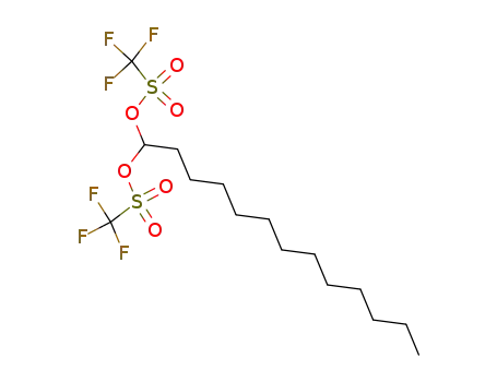 1,1-bis-trifluoromethanesulfonyloxy-tridecane