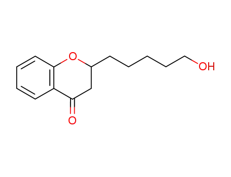 4H-1-Benzopyran-4-one, 2,3-dihydro-2-(5-hydroxypentyl)-