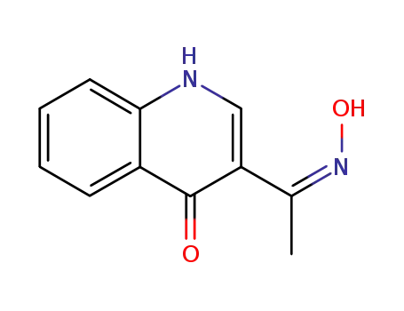 3-(1-hydroxyiminoethyl)-1H-quinolin-4-one