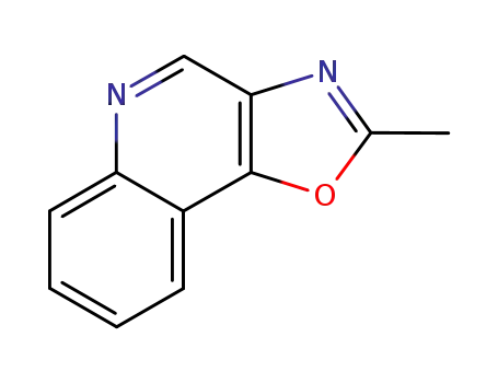 Molecular Structure of 15260-89-6 (2-Methyl-oxazolo<4.5-c>-chinolin)
