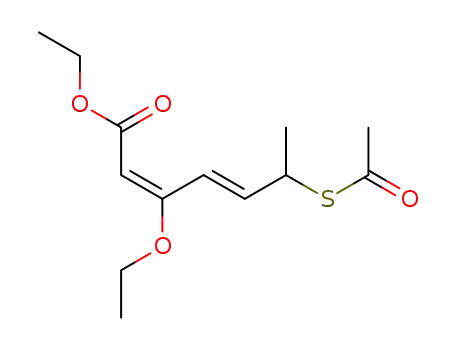 ethyl (2E,4E)-6-acetylthio-3-ethoxyhepta-2,4-dienoate