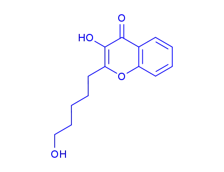 Molecular Structure of 267400-83-9 (3-HYDROXY-2-(5-HYDROXYPENTYL)CHROMEN-4-ONE)