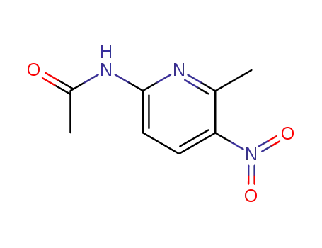 Molecular Structure of 5671-68-1 (N-(6-Methyl-5-nitropyridin-2-yl)acetaMide)