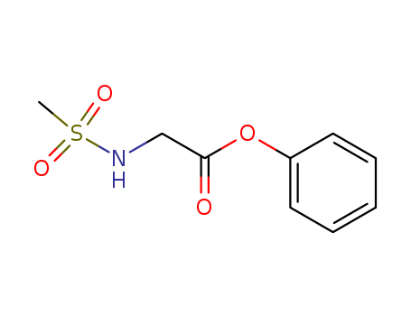 Glycine, N-(methylsulfonyl)-, phenyl ester