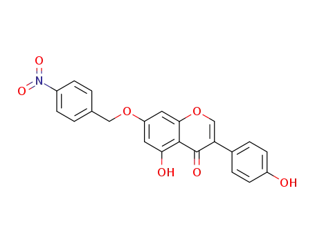 5-hydroxy-3-(4-hydroxy-phenyl)-7-(4-nitro-benzyloxy)-chromen-4-one