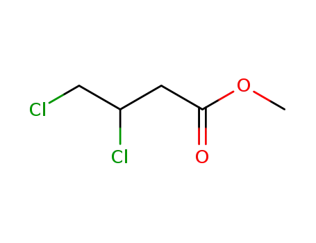 Molecular Structure of 819-93-2 (Butanoic acid, 3,4-dichloro-, methyl ester)