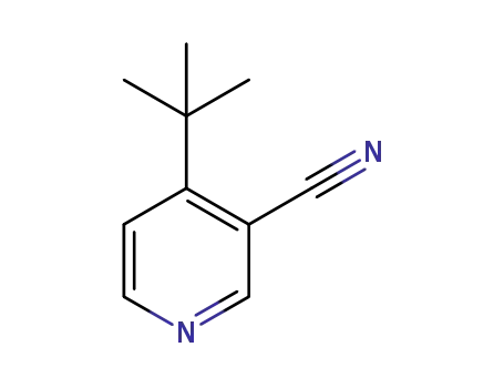 Molecular Structure of 156861-46-0 (3-Pyridinecarbonitrile, 4-(1,1-dimethylethyl)-)