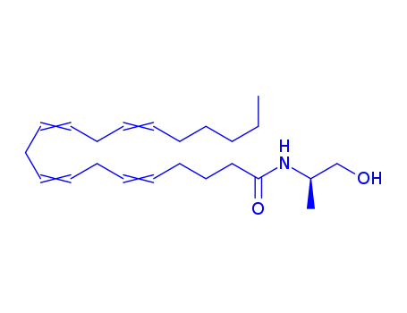Molecular Structure of 157182-50-8 (S-1 METHANANDAMIDE)