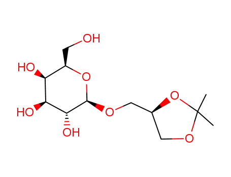 (2R,3R,4S,5R,6R)-2-((R)-2,2-Dimethyl-[1,3]dioxolan-4-ylmethoxy)-6-hydroxymethyl-tetrahydro-pyran-3,4,5-triol