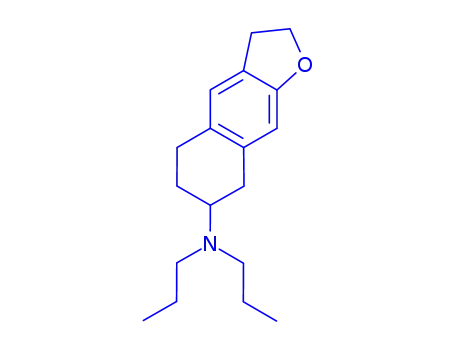 Molecular Structure of 157622-55-4 (7-(N,N-dipropylamino)-5,6,7,8-tetrahydronaphtho(2,3-b)dihydro-2,3-furan)