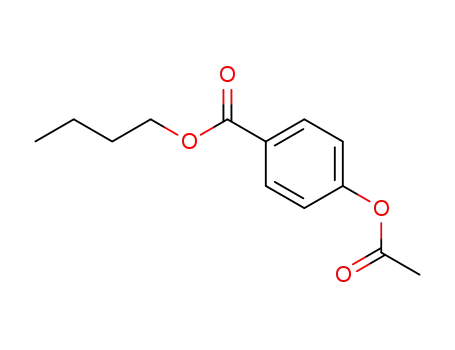 Molecular Structure of 27739-14-6 (4-Acetoxybenzoic acid butyl ester)