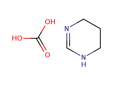 Molecular Structure of 1443453-33-5 (1,4,5,6-Tetrahydropyrimidinium bicarbonate)