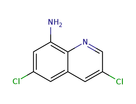 Molecular Structure of 158117-56-7 (8-amino-3,6-dichloroquinoline)