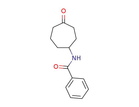 Molecular Structure of 14156-24-2 (N-(4-Oxo-cycloheptyl)-benzamide)