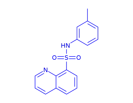 Molecular Structure of 158729-21-6 (N-(3-methylphenyl)-8-quinolinesulfonamide)