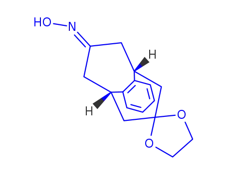 Molecular Structure of 157521-82-9 (11,11-ethylenedioxy-6,7,8,9-tetrahydro-5H-5,9-propanobenzocyclohepten-7-one oxime)