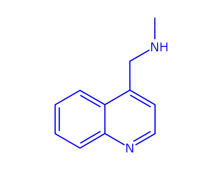 Molecular Structure of 157610-83-8 (N-METHYL-1-QUINOLIN-4-YLMETHANAMINE)