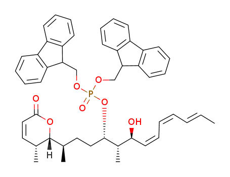 bis((9H-fluoren-9-yl)methyl) (2R,5S,6S,7S,8Z,10Z,12E)-7-hydroxy-6-methyl-2-((2R,3R)-3-methyl-6-oxo-3,6-dihydro-2H-pyran-2-yl)tetradeca-8,10,12-trien-5-yl phosphate