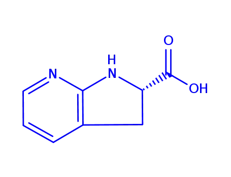 (S)-2,3-sihydro-1H-pyrrolo[2,3-b]pyridine-2-carboxylic acid