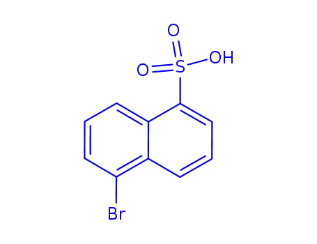 Molecular Structure of 162109-23-1 (5-Bromonaphthalene-1-sulfonic acid)