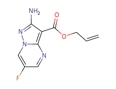 allyl 2-amino-6-fluoro-pyrazolo[1,5-a]pyrimidine-3-carboxylate