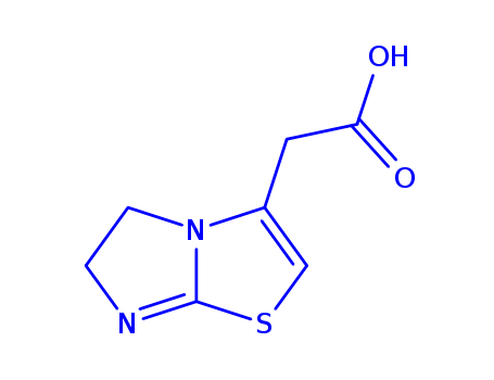 5,6-dihydroimidazo[2,1-b][1,3]thiazol-3-ylacetic acid(SALTDATA: HCl)