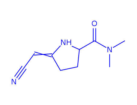 2-피롤리딘카르복사미드,5-(시아노메틸렌)-N,N-디메틸-(9CI)