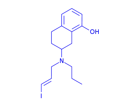 Molecular Structure of 159651-91-9 ((RS)-TRANS-8-HYDROXY-2-[N-N-PROPYL-N-(3'-IODO-2'-PROPENYL)AMINO]TETRALIN OXALATE)