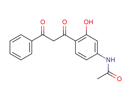 acetic acid-[3-hydroxy-4-(3-oxo-3-phenyl-propionyl)-anilide]