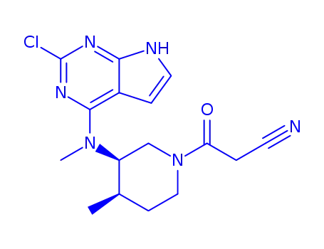 3-((3R,4R)-3-((2-chloro-7H-pyrrolo[2,3-d]pyriMidin-4-yl)(Methyl)aMino)-4-Methylpiperidin-1-yl)-3-oxopropanenitrile