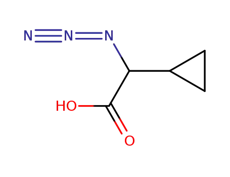 Cyclopropaneacetic acid, a-azido-
