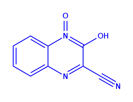 2-퀴녹살린카보니트릴,3-하이드록시-,4-옥사이드(9CI)