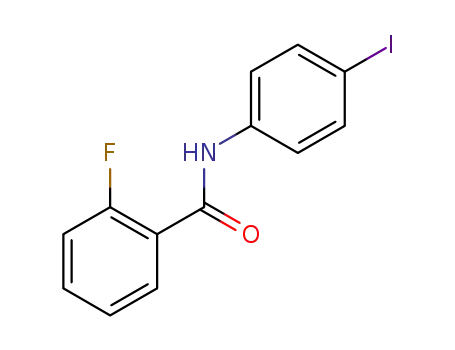 2- 플루오로 -N- (4- 요오도 페닐) 벤자 미드, 97 %