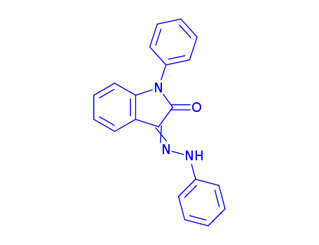 Molecular Structure of 303984-71-6 (1-PHENYL-1H-INDOLE-2,3-DIONE 3-(N-PHENYLHYDRAZONE))