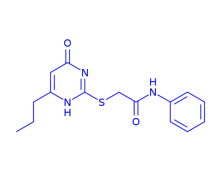 2-[(6-oxo-4-propyl-1,6-dihydropyrimidin-2-yl)sulfanyl]-N-phenylacetamide