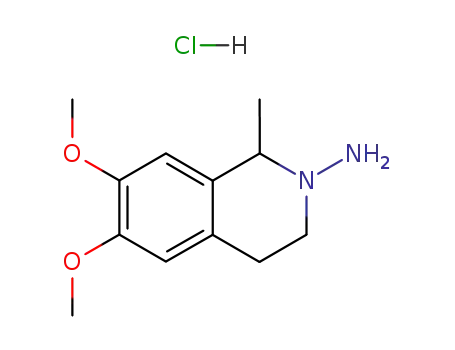 Molecular Structure of 101041-13-8 (2-Amino-6,7-dimethoxy-1-methyl-1,2,3,4-tetrahydroisochinolin-hydrochlorid)