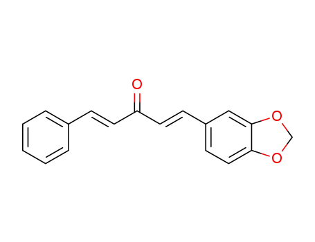 1-Benzylidene-3-piperonylideneacetone
