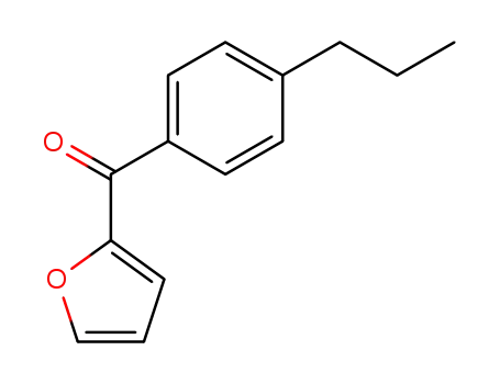 Molecular Structure of 73399-36-7 (furan-2-yl-(4-propyl-phenyl)-methanone)