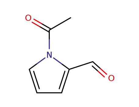 Molecular Structure of 30186-49-3 (1H-Pyrrole-2-carboxaldehyde, 1-acetyl-)