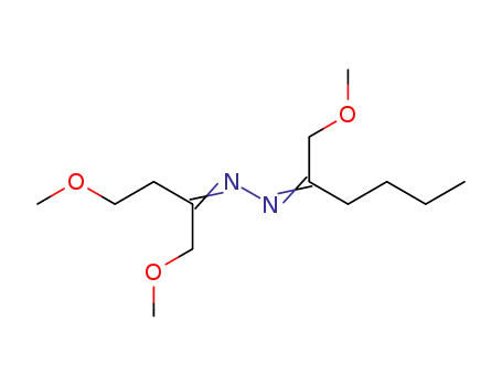 1-(1,4-Dimethoxybutan-2-ylidene)-2-(1-methoxyhexan-2-ylidene)hydrazine